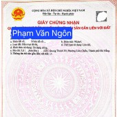 Bán đất đường 10,5m Phạm Văn Ngôn - trục thông Nguyễn Lương Bằng